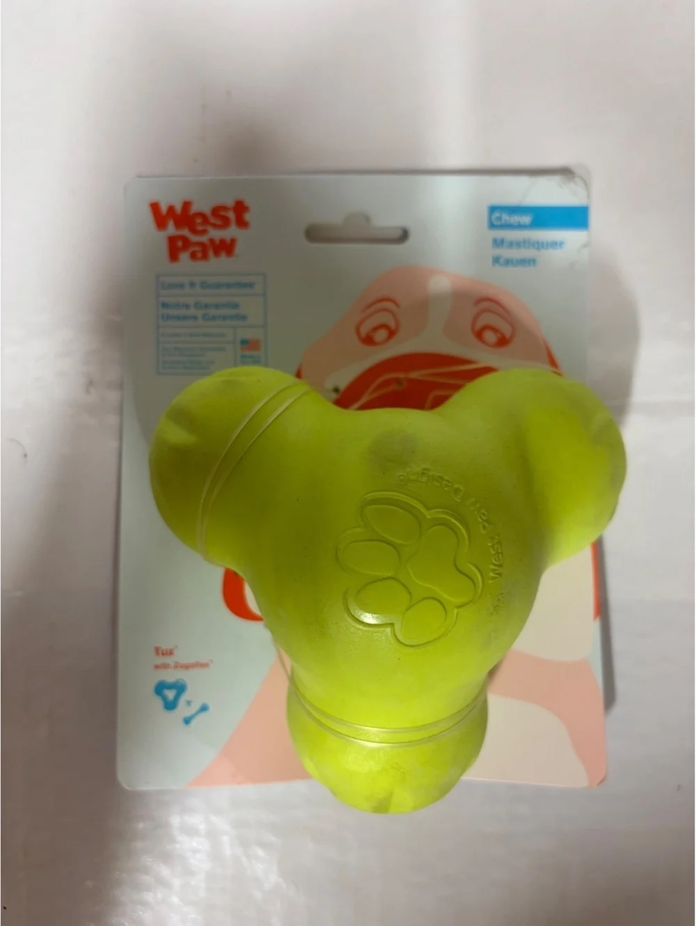 West Paw Durable Dog Chew Toy for Tough Chewers